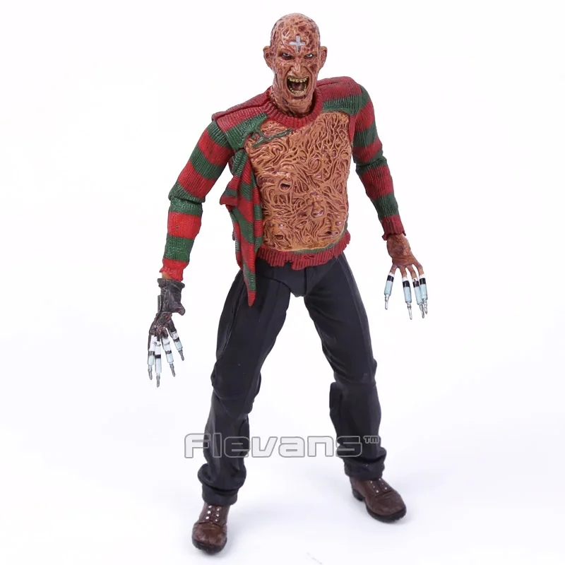 NECA A "Кошмар на улице Вязов" 3 воины мечты Фредди Крюгер ПВХ фигурка Коллекционная модель игрушки 7 дюймов 18 см