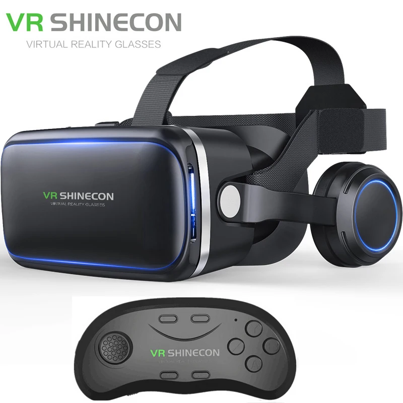 2017 Shinecon 6 0 Очки виртуальной реальности 3D полный погружения просмотра Google Cardboard
