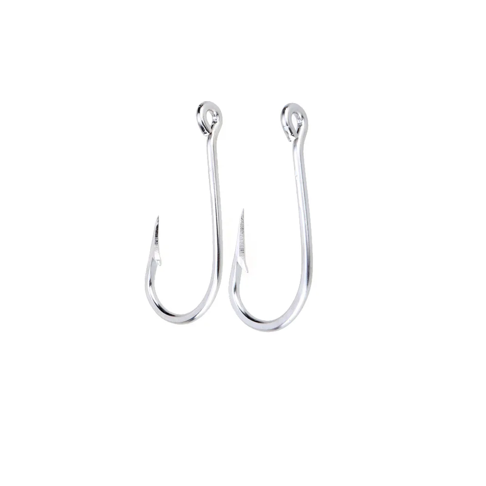 Leo 2 шт. рыболовные крючки большие из нержавеющей стали для акул рыбы 8/0 #10/0 #12/0 #3