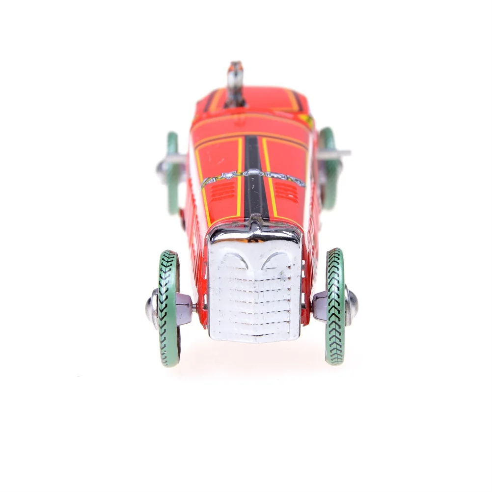 1 шт. Железный Металл ручной работы Винтаж Windup классический красный Модель