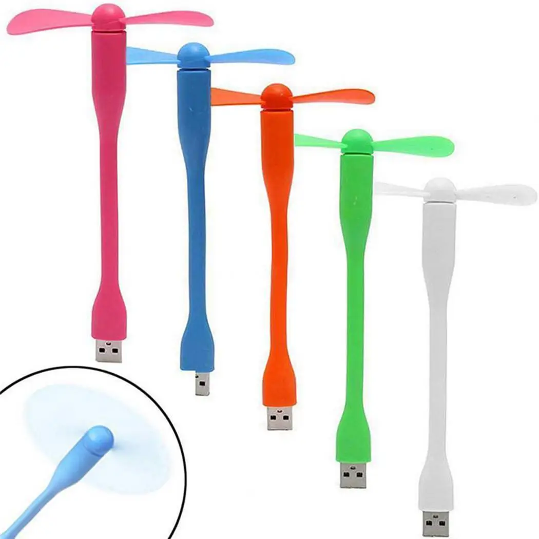 Портативный Гибкий мини USB вентилятор гибкие съемные гаджеты низкая мощность для