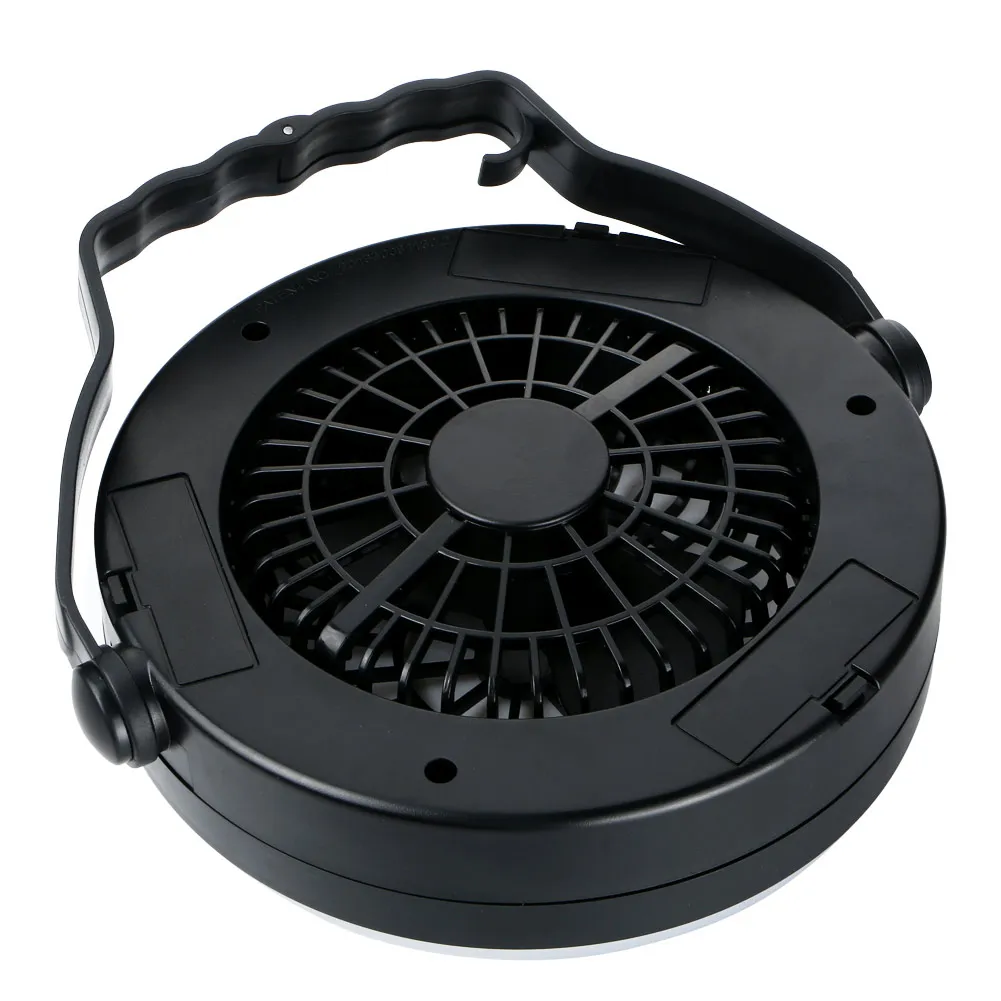 Portable Water Liquid Cooling LED Fan Light Lantern Tent Lamp with Hook 3 Mode for AA Battery Outdoor Camping Travel | Лампы и