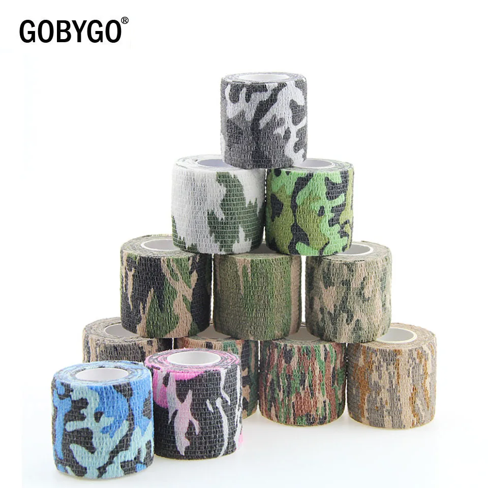Самоклеящаяся эластичная бандажная лента GOBYGO 5 см * 450 из нетканого материала
