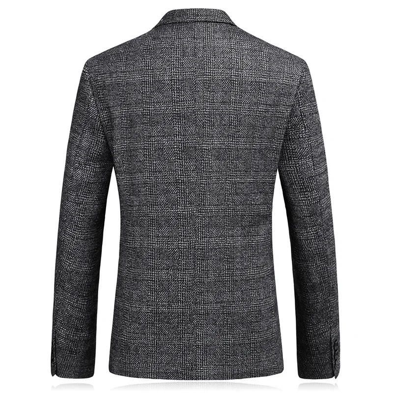 Костюмы для отдыха серого цвета шерстяные не утягивающие Осеннее модное пальто