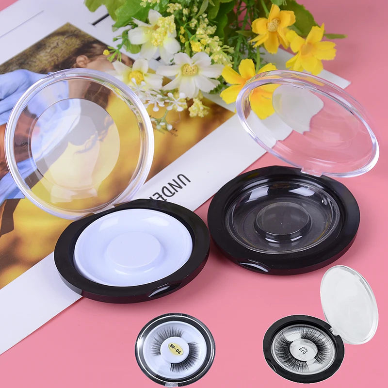 Чехол для хранения с магнитными ресницами Mane жесткая упаковка новый круглый 3D