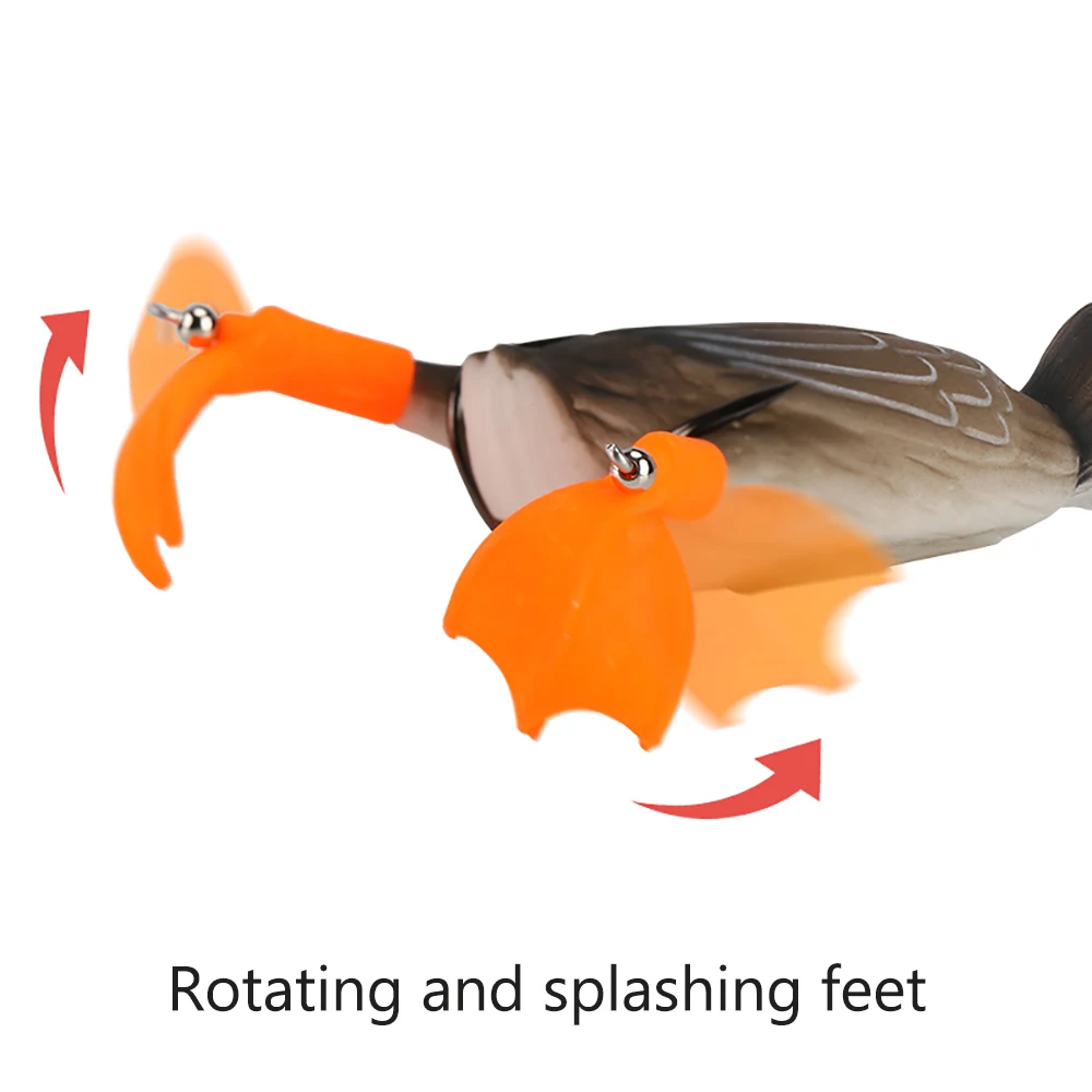 Bassdash утка рыболовная приманка поверхность Topwater Мягкая для щуки бас мускусный сом