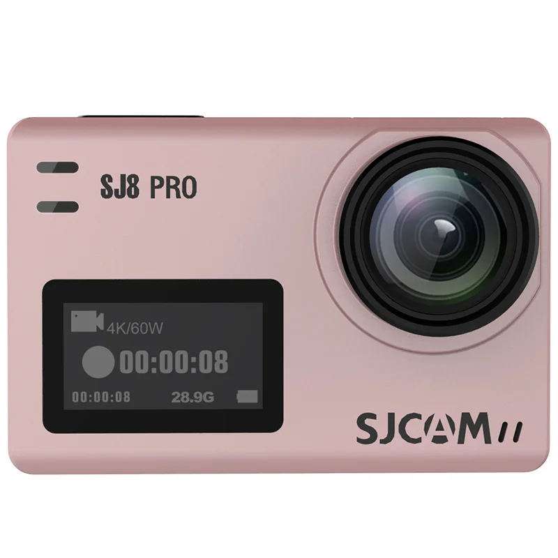 Экшн-камера SJCAM SJ8 Pro/SJ8 Plus/SJ8 Air 1296P 4K 30fps/60fps HD с дистанционным управлением, камера на шлем FPV Sports DV - Цвет: SJ8 Pro Rose Gold