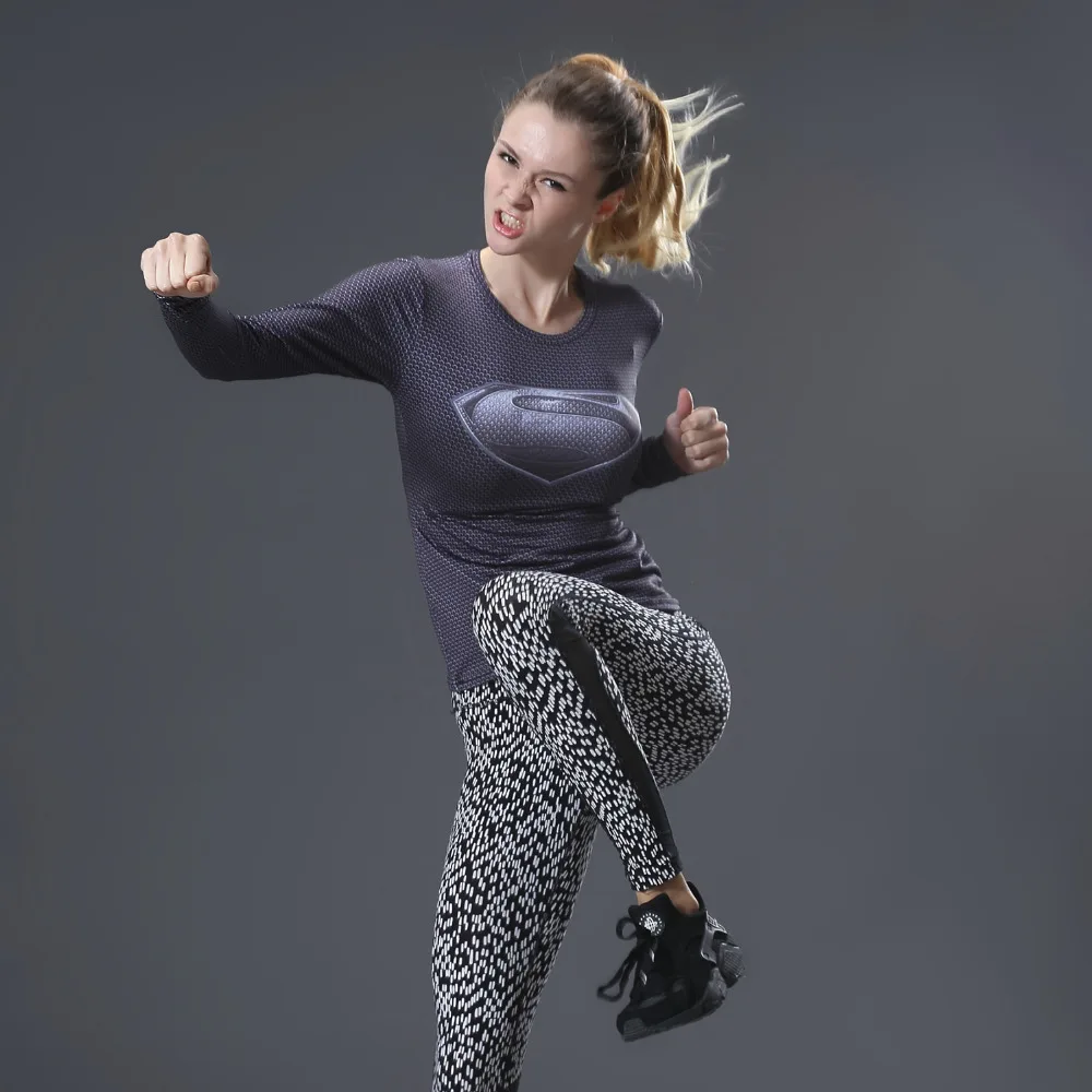 Хит 2017 Каратель супергерой Супермен/Бэтмен женская футболка с длинным рукавом