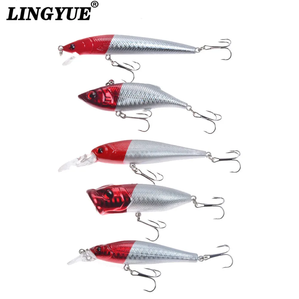 Набор смешанных рыболовных приманок 5 шт./лот воблер кренкбейт рыболовная снасть