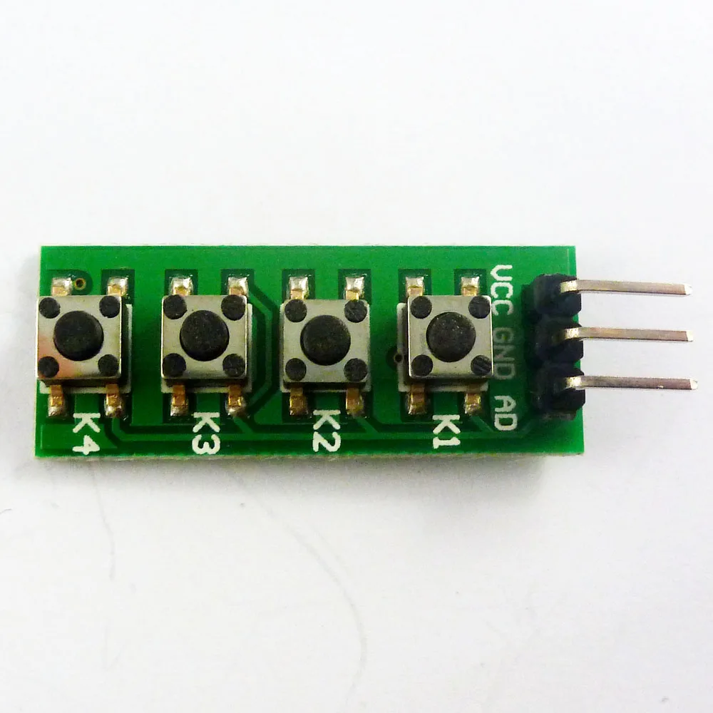5 шт. 3 в 4 кнопки AD клавиатура аналоговая Кнопка вывода для Arduino nano uno raspberry pi