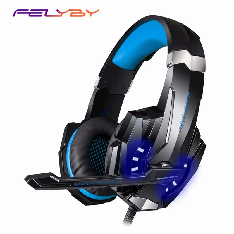 FELYBY V9 проводные наушники игровая гарнитура электронные спортивные с микрофоном