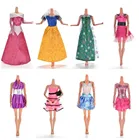 Летняя юбка ручной работы разных стилей, платье, очки, пластиковое ожерелье, обувь для куклы Барби, аксессуары, игрушки для малышей, лучший подарок
