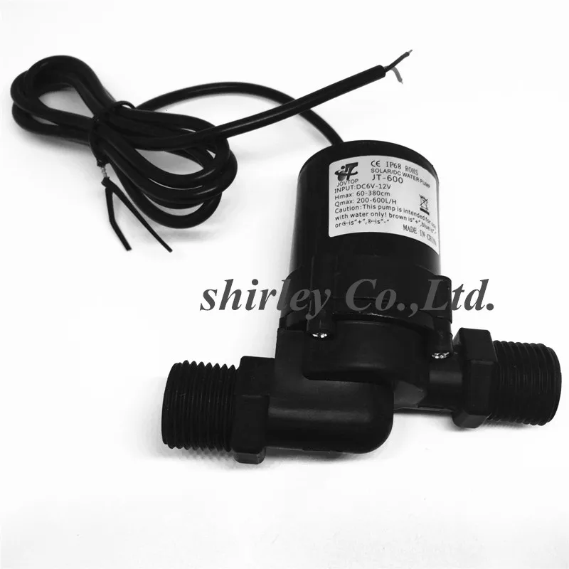Солнечный DC 12V 24V циркуляционный насос горячей воды бесщеточный мотор для