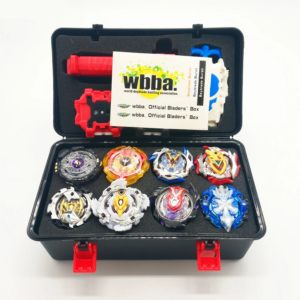 Beyblade Burst Bey Blade игрушка из металла Funsion Bayblade набор коробка для хранения с ручкой пусковая пластиковая коробка игрушки для детей