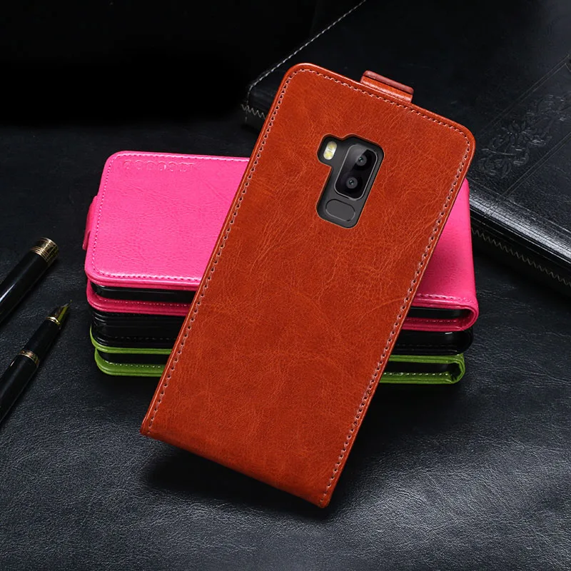 Чехол Bluboo S8 Роскошный кожаный флип-чехол для защитный чехол телефона задняя