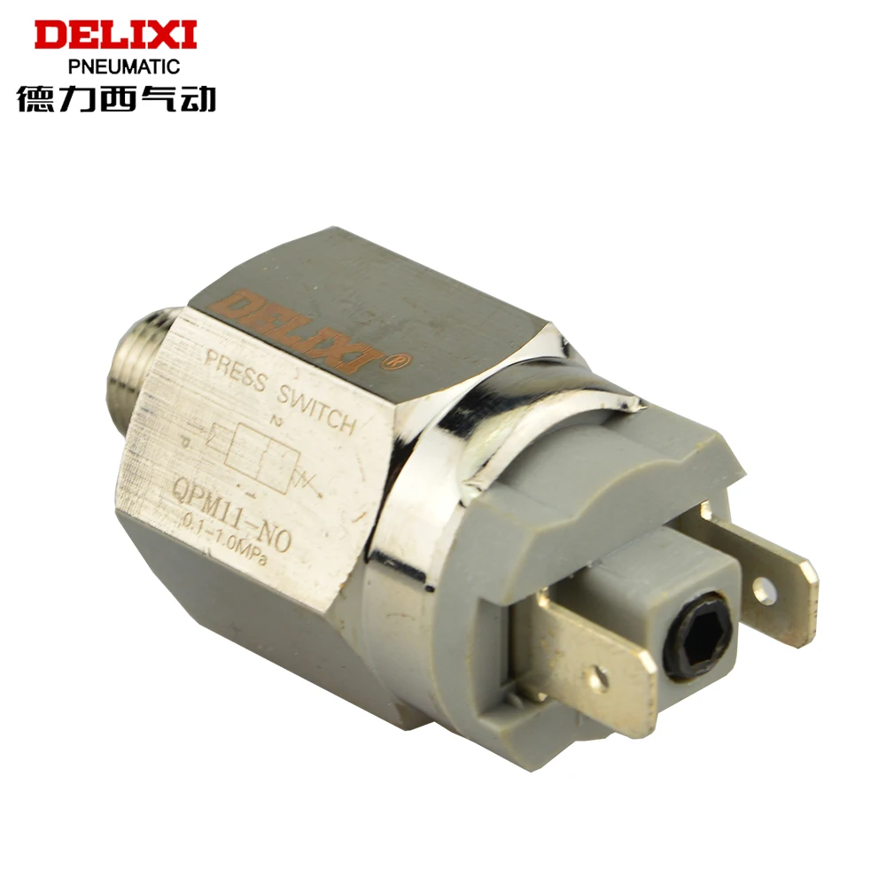 DELIXI QPM11-NC/QPM11-NO G1/8 G1/4 реле давления 0 1-1 МПа/Регулируемая воздушная диафрагма