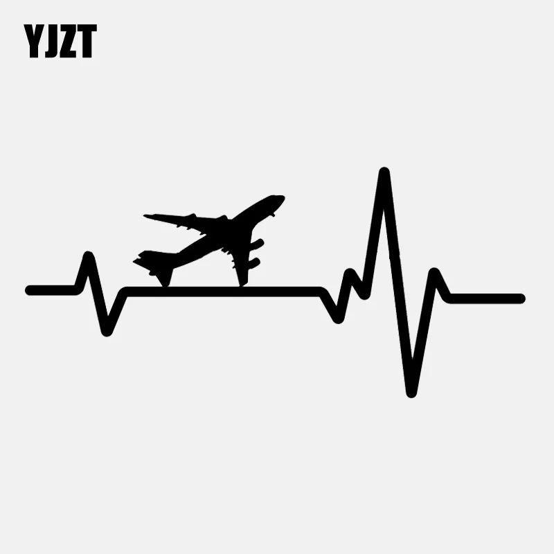 YJZT 14 6 см * 8 частые флаеры путешествия миль любовь наклейка винил