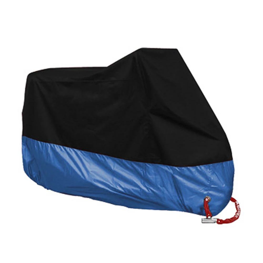 Dark Blue HEROBIKER водонепроницаемый мотоциклетный чехол для велосипеда мото универсальный наружный УФ-протектор велосипедный пылезащитный мотоциклетный дождевик - Цвет: Dark Blue