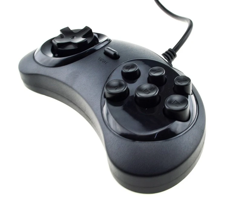 Абсолютно Новый Классический проводной 6 кнопок для USB SEGA классический геймпад