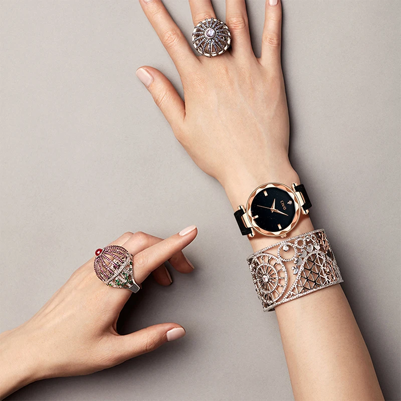 CIVO модные роскошные брендовые наручные часы женские со стразами Montre Femme 2019 из