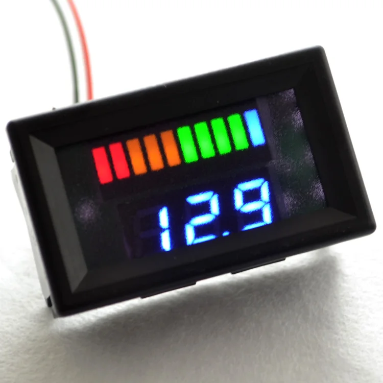 12 В кислотный свинцовый индикатор для аккумулятора емкость цифровой