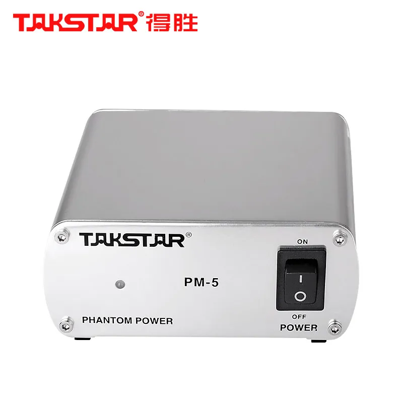 Оригинальный конденсаторный микрофон Takstar с фантомным питанием 48 В для