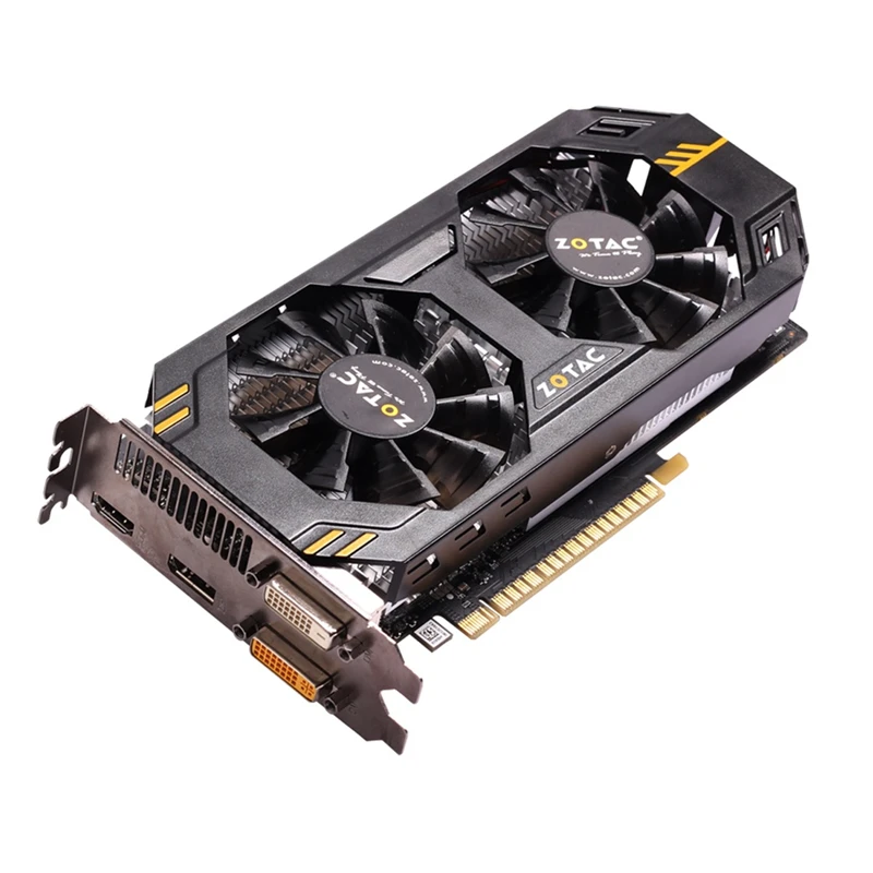 Оригинальная видеокарта ZOTAC GeForce GTX 650Ti 1GD5 Thunderbolt HA 128Bit 650 Ti GDDR5 видеокарты для NVIDIA карта GTX650Ti б/у