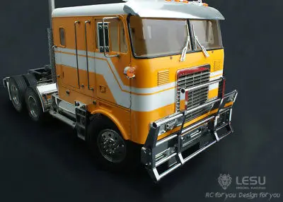 LESU металлический передний бампер для Tamiya Globe Line King Haule 1/14 трактор грузовик