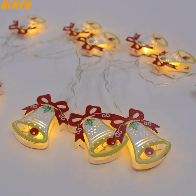 Новинка 2018 года Санта Клаус Снеговик Лось батарея свет светодио дный Строка LED