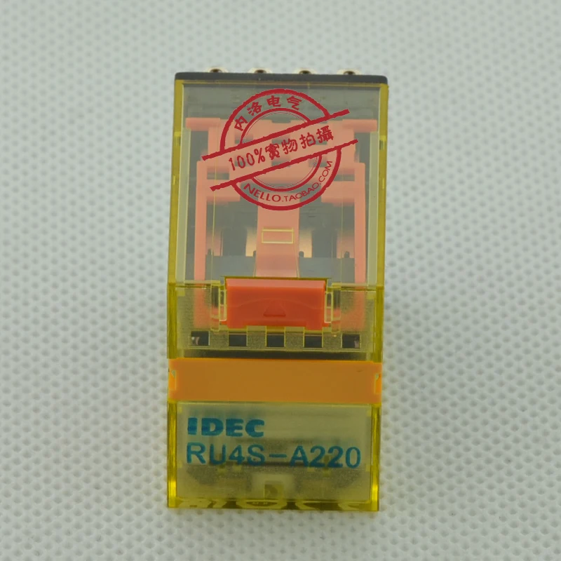 [SA]Japan and the spring IDEC relays with latch lever 6A RU4S-D12 RU4S-D24 RU4S-AC110 RU4S-AC220V 4a4b--10pcs/lot - купить по