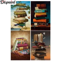 dispaint full squareround drill 5d diy diamond painting book scenery 3d embroidery cross stitch 5d home decor gift