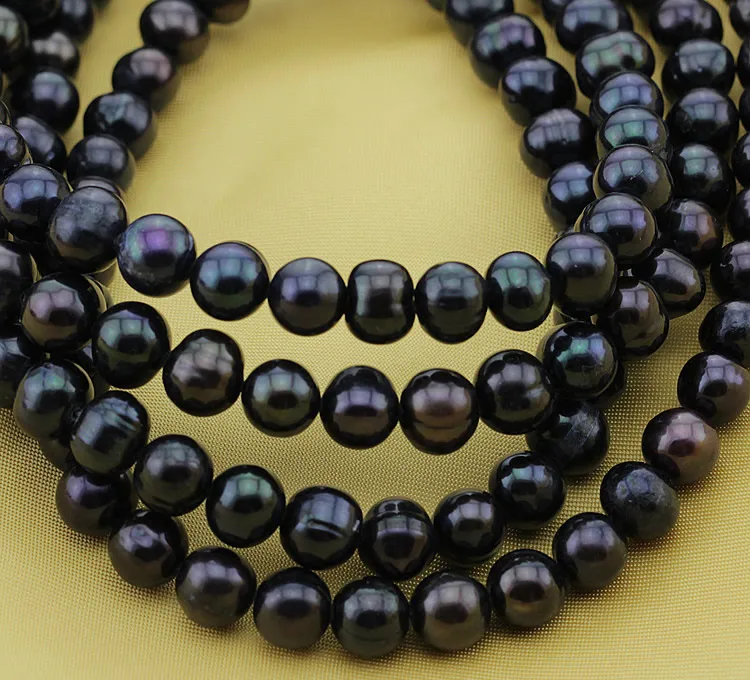 

Potato Cultured Freshwater Pearl Beads,Chinese Jewelry Company, black, 8-9mm, Hole:Approx 0.8mm, Sold Per Approx 15 Inch Strand