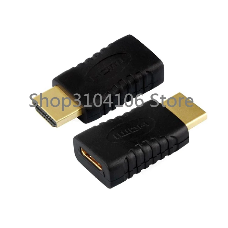Мини HDMI-совместимый с женским и мужским разъемами HDMI F/M HDTV позолоченный Кабельный
