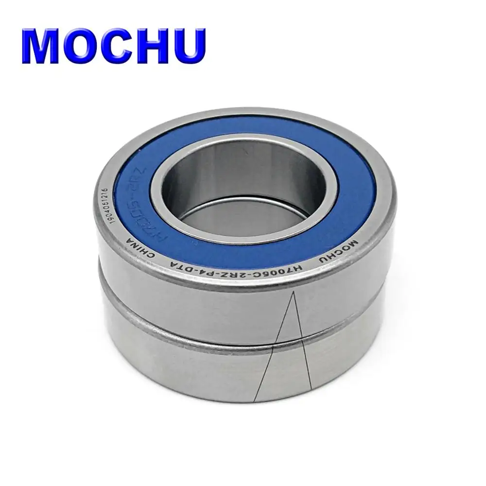 1 пара MOCHU 7005 H7005C 2RZ P4 DT A 25x47x12 25x47x24 герметичные Радиально-упорные подшипники скорости шпинделя ЧПУ ABEC-7