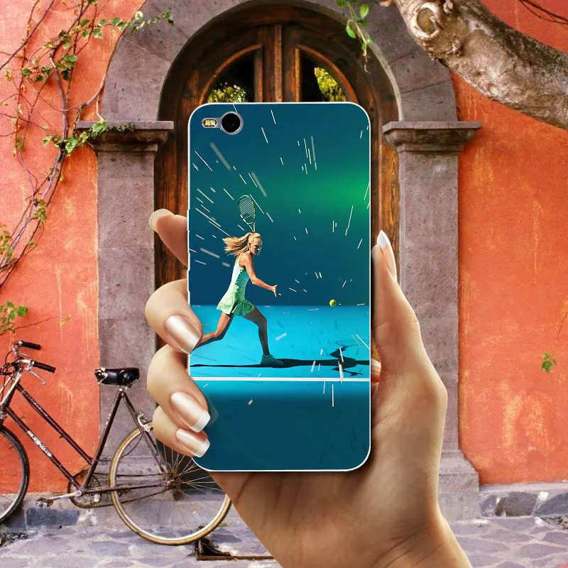 Tennis Love Blue Sports Soft TPU Phone Cases for HTC Desire 530 630 626 628 816 820 One A9 E9 M7 M8 M9 M10 Plus U11 Cover | Мобильные