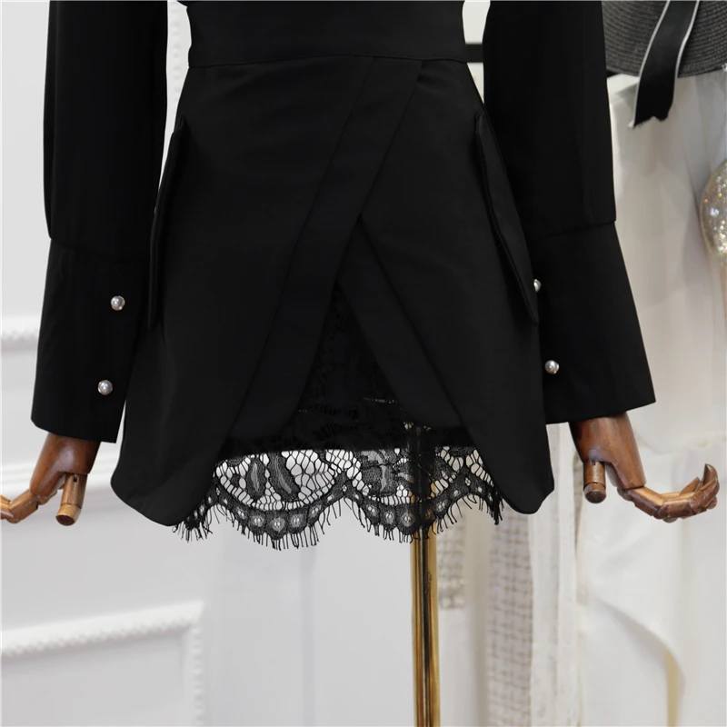 Высокая улица новейшая мода подиум 2020 костюм набор женский с длинным рукавом