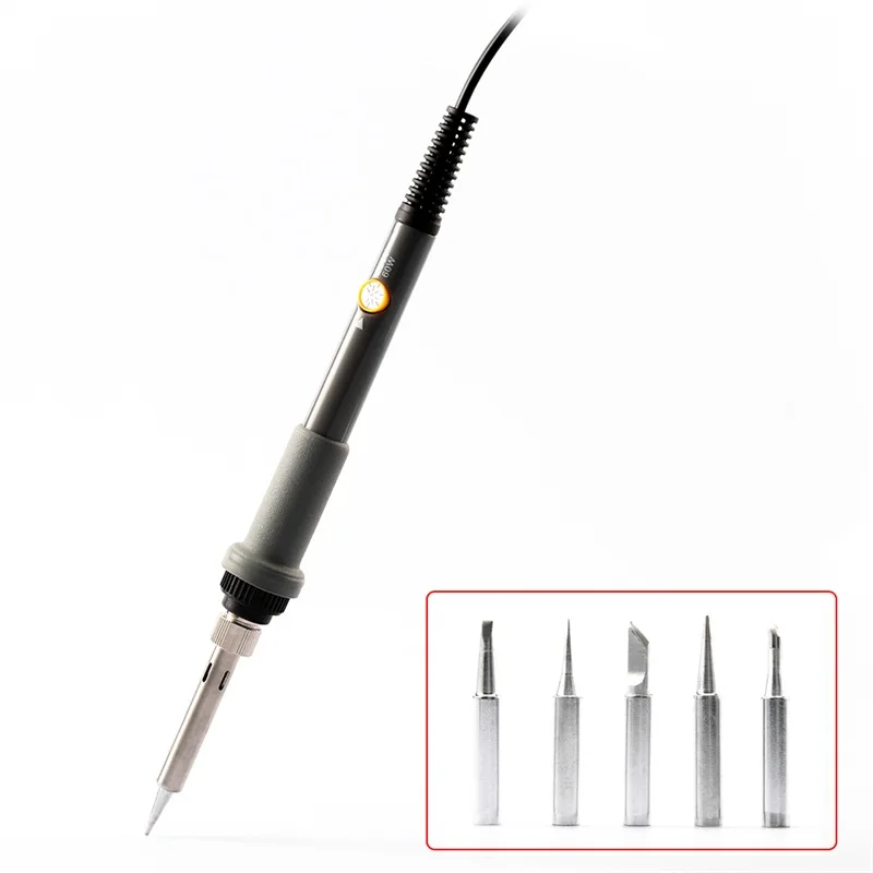 Электрический паяльник с регулируемой температурой 220 В 60 Вт Сварочная паяльная