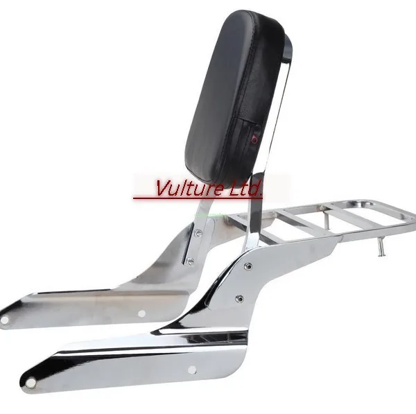 Стойка для чемодана Sissy с хромированной спинкой Honda Shadow Vlx 600 1999 2007|honda shadow sissy bar|bar