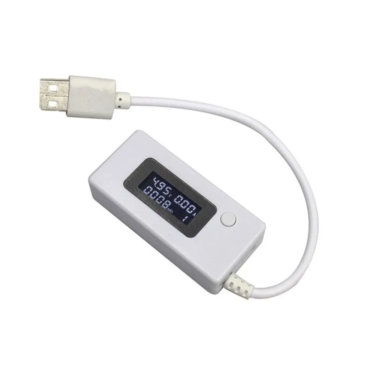 ЖК-экран мини креативный телефон USB тестер Портативный доктор напряжение измеритель тока мобильное зарядное устройство детектор