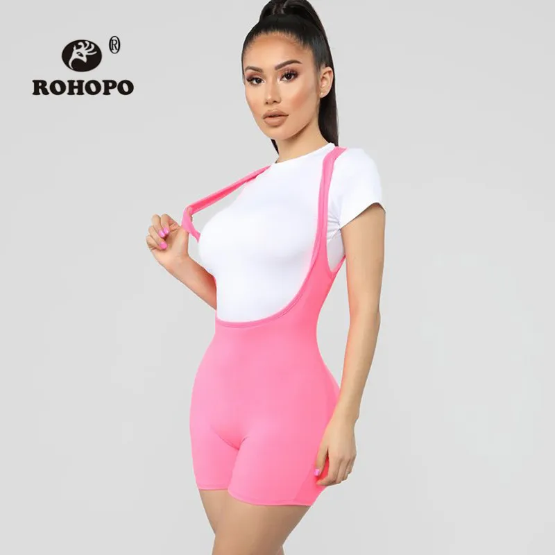 ROHOPO, женские шорты, одноцветные, вязаные крючком, одноцветные, облегающие, мини сексуальные, красивые, для девушек, тонкие, на плече, обтягивающие шорты