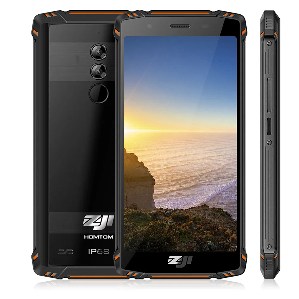 HOMTOM зоджи Z9 отпечатков пальцев 4G смартфон 6 GB 64 IP68 5500 mAh Водонепроницаемый