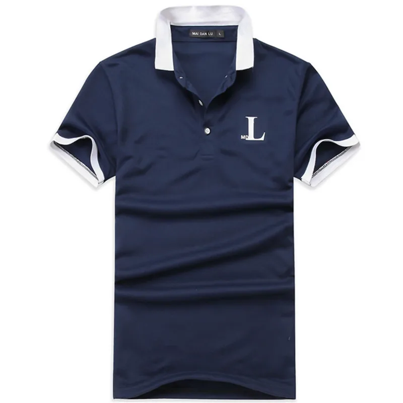 Мужская футболка поло красная Однотонная с коротким рукавом лето 2019|camisa polo|polo