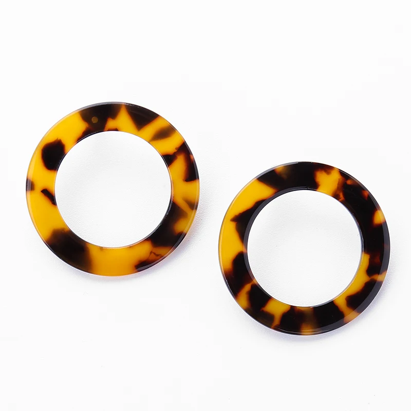 Big Round geometric Acrylic Stud Earrings For Women Acetate Bohemian Jewelry Accessories Pendientes Navidad 2019 | Украшения и