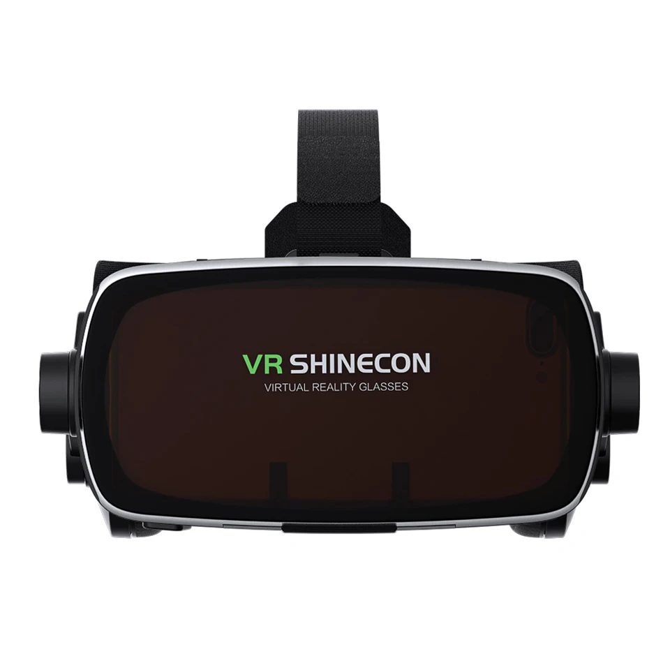 Black 3D очки Виртуальная реальность ТВ телевизионный кинотеатр VR очки гарнитура Лен Зеркало для samsung Iphone от 4,7 дюймов до 6,0 дюймов играть в игры - Цвет: Black