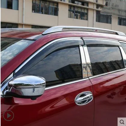 Для Nissan X Trail 2014 2019 авто окна дождь Ветер Защита от солнца Дефлектор козырек