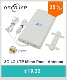 700~ 2600mhz 88dbi 3g 4g Lte Антенна мобильная антенна 2* SMA/2* CRC9/2* TS9 мужской разъем Усилитель Mimo панельная антенна+ 2 метра