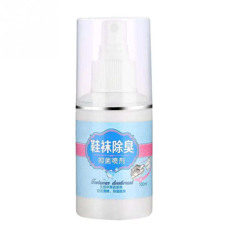 100 мл/бутылка носки обувь дезодорант спрей для обуви освежитель запаха удаления