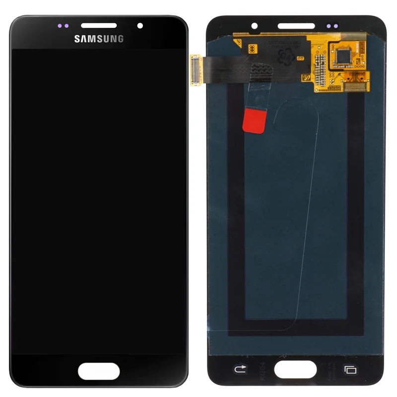 Black AMOLED 5,2 ''Супер AMOLED для Samsung Galaxy A5 A510 A510F A510M A510FD ЖК-дисплей с кодирующий преобразователь сенсорного экрана в сборе - Цвет: Black AMOLED