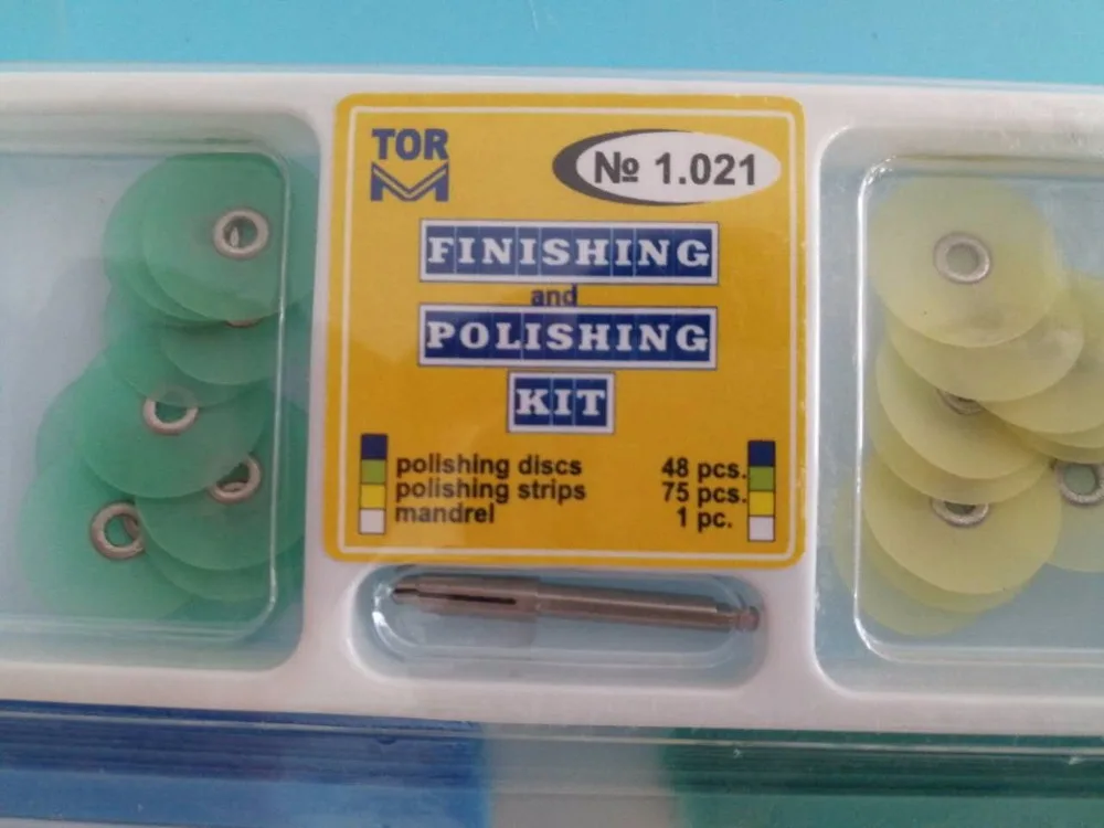 

1 set dental clinic composite porcelain polishing set material