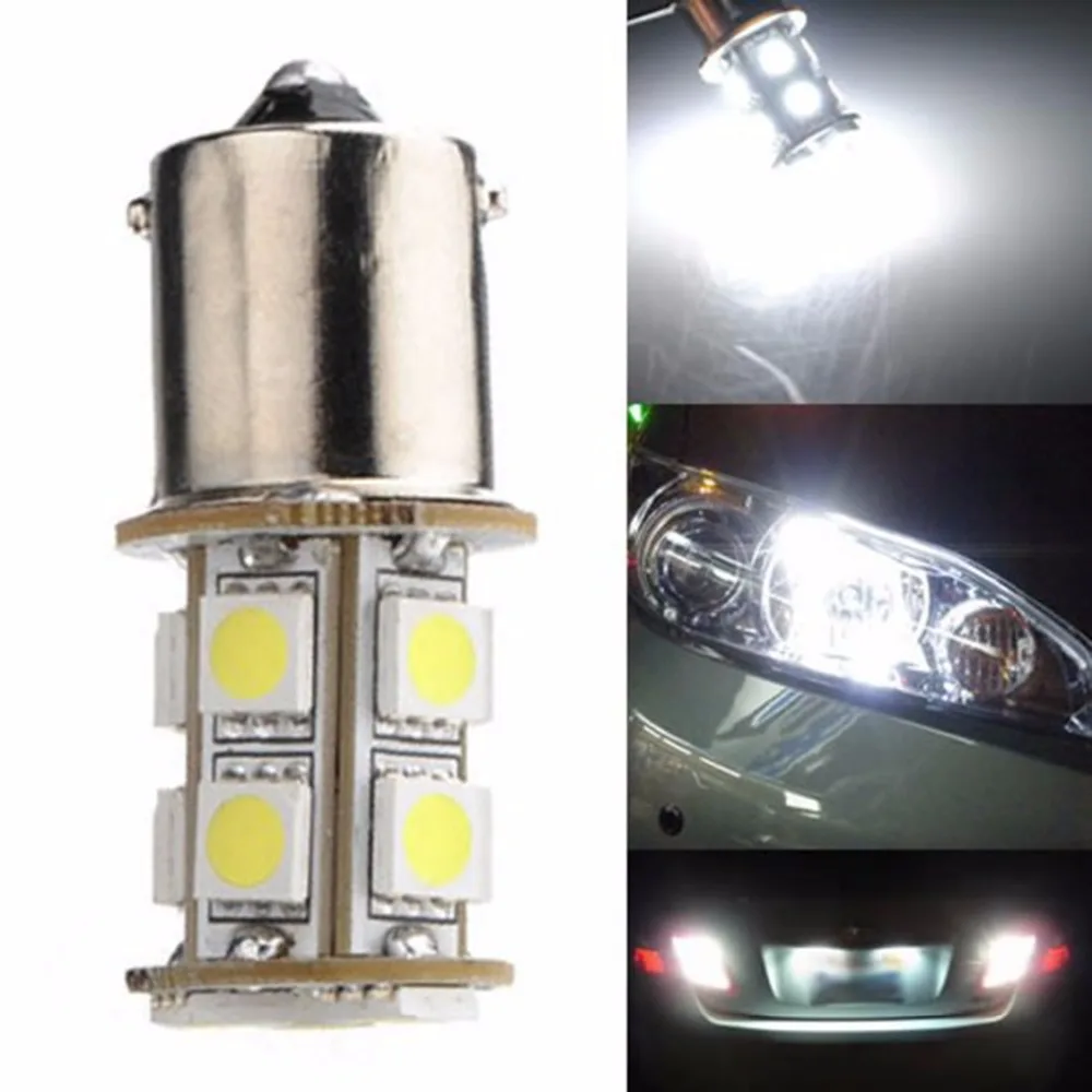 12V 1156 BA15S P21W 13-светодиодный 5050 SMD WhiteCar задний стоп-сигнал светильник лампа дропшиппинг